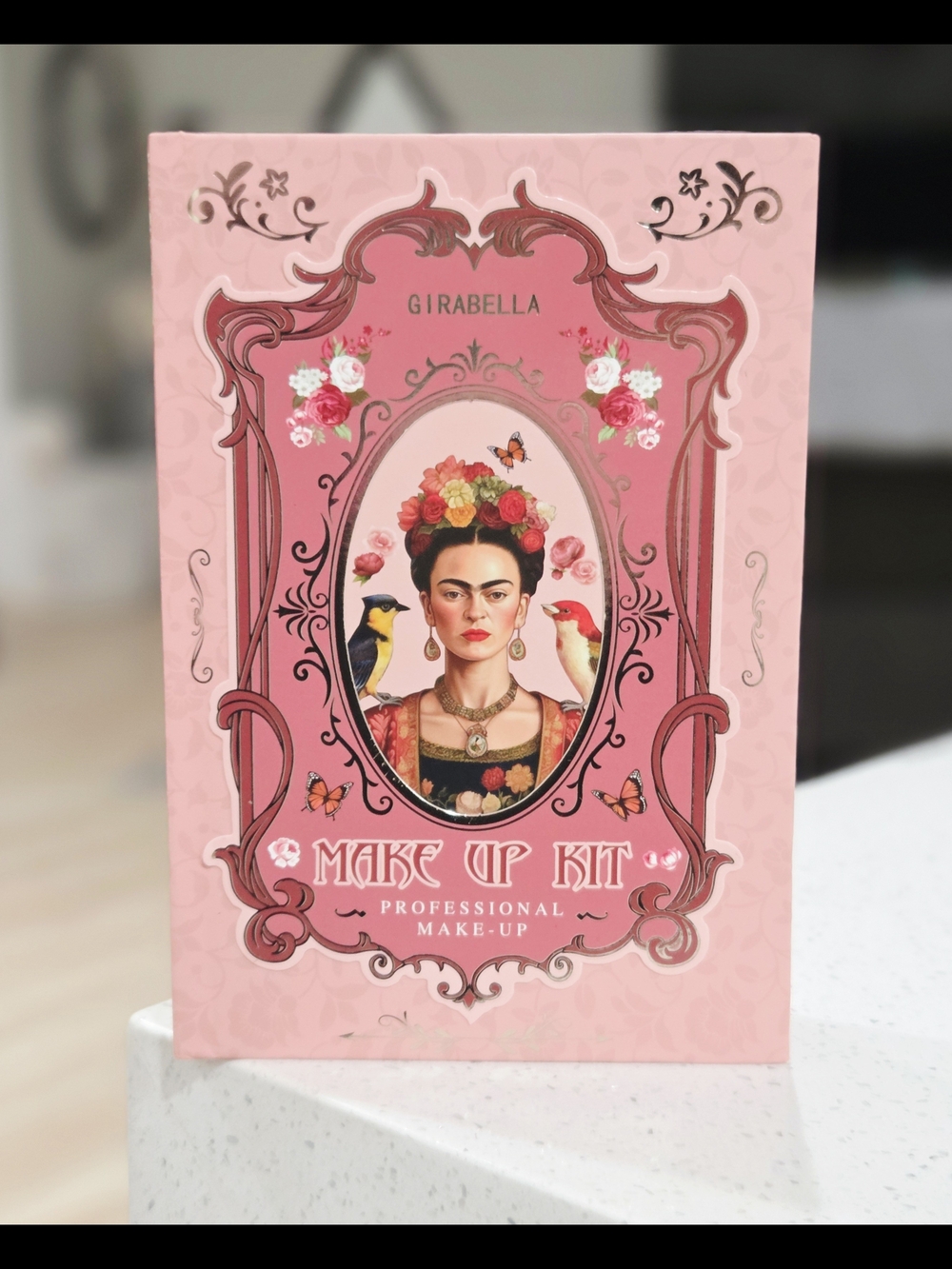 Girabella Pink Frida Make Up Kit - Professional Makeup~eyeshadow~blush~highlight